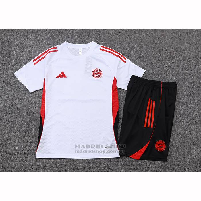 Chandal del Bayern Munich Manga Corta 2025-2026 Blanco - Pantalon Corto